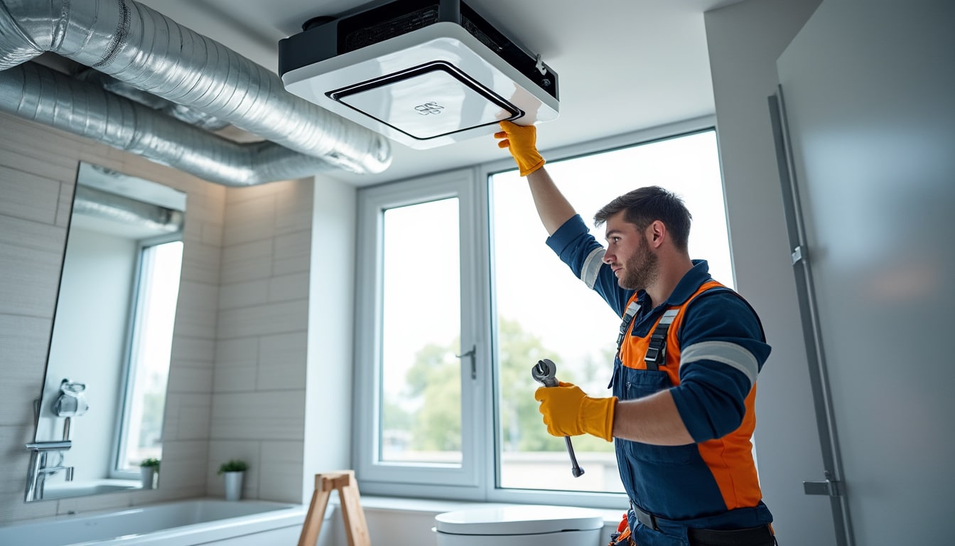 Vmc salle de bain installation : coût réel et entretien annuel