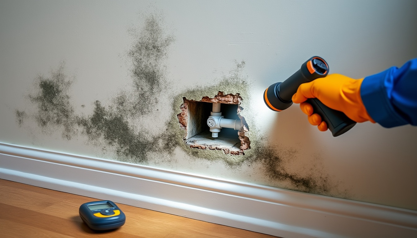 Moisissure au mur : traiter la cause avant la tache