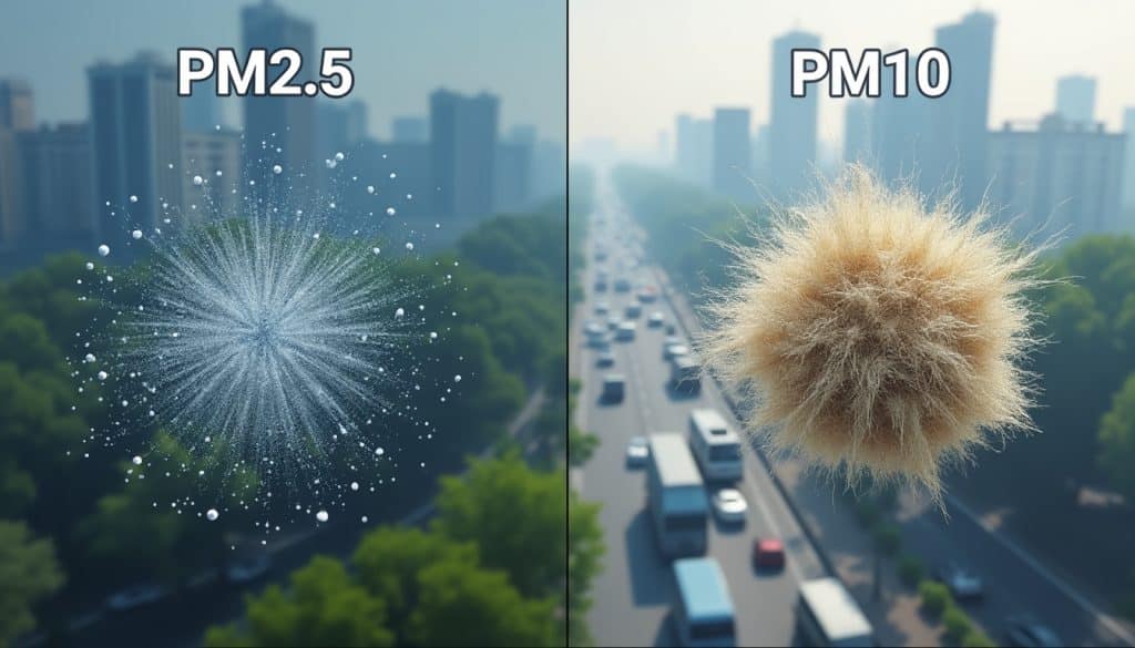 Particules fines PM2,5 et PM10 : la différence expliquée