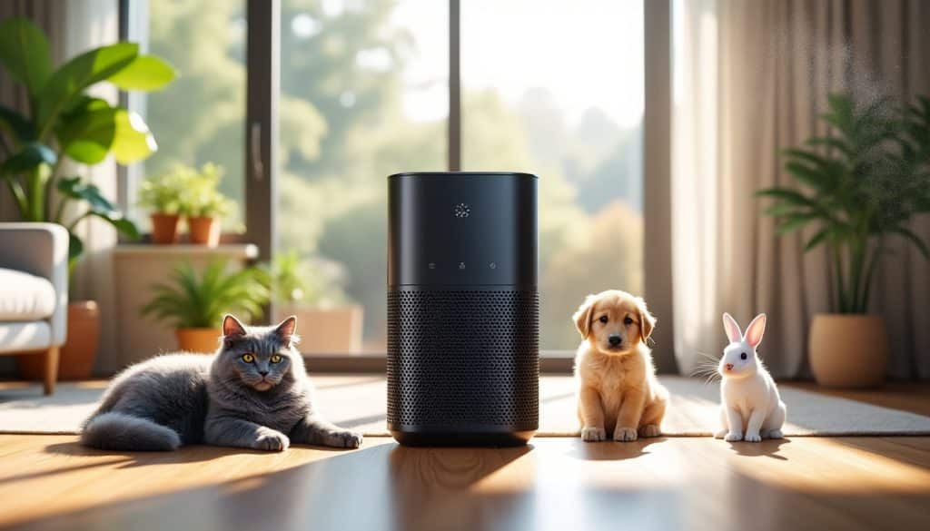 Purificateur et animaux : ce qui change au choix du filtre
